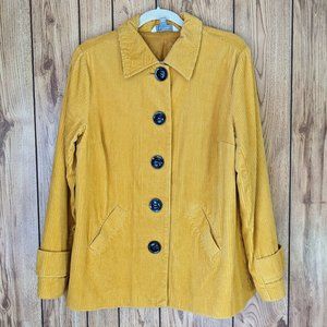 Relativity mustard corduroy jacket